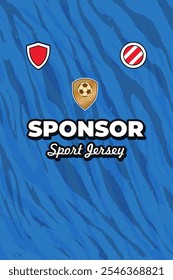 Tecido de tecido de design de camisa de esporte para sublimação