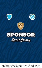 Sport jersey design fabric textile for sublimation.