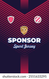 Sport jersey design fabric textile for sublimation.
