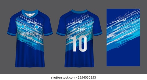 Sport jersey design fabric textile for sublimation.