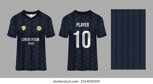 Sport jersey design fabric textile for sublimation.