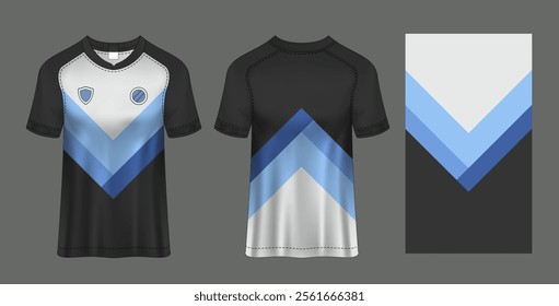 Sport jersey design fabric textile for sublimation.