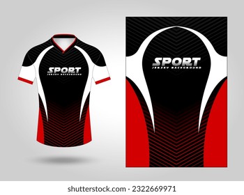 black white sports shirt jersey design template 5176334 Vector Art at  Vecteezy