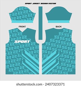 Sport jersey design ready to print, racing style