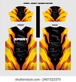 Sport jersey design ready to print, racing style