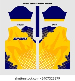 Sport jersey design ready to print, racing style