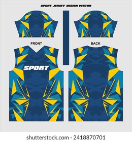 Sport jersey design ready to print, racing style