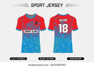 Sport Jersey Design. Sublimation Sport Jersey. Basketball, Soccer, Cricket, Rugby, Volleyball, T-Shirt Design. 