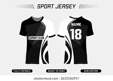 Sport Jersey Design. Sublimation Sport Jersey. Basketball, Soccer, Cricket, Rugby, Volleyball, T-Shirt Design. 