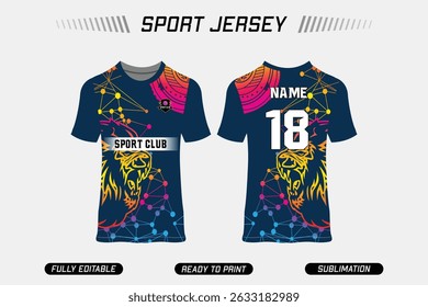 Sport Jersey Design. Sublimation Sport Jersey. Basketball, Soccer, Cricket, Rugby, Volleyball, T-Shirt Design. 