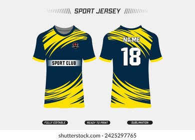 Diseño de camiseta deportiva. Camiseta deportiva Sublimation. EPS10