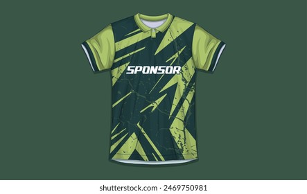 Sport jersey design template mockup stripe line racing for football soccer, running, esports
