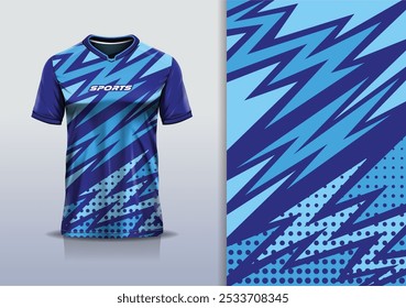 Modelo de design de camisa de esporte mockup linha afiada e polca padrão para futebol futebol, corrida, esportes, cor verde limão