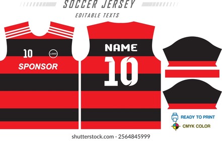 Sport jersey design template mockup curve line for football soccer, racing, running, e sports