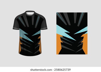 Sport Jersey Design Template Mockup Design