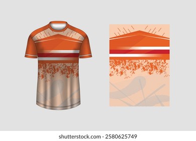 Sport Jersey Design Template Mockup Design