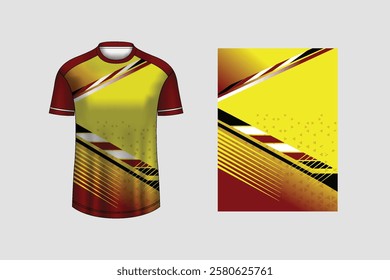 Sport Jersey Design Template Mockup Design