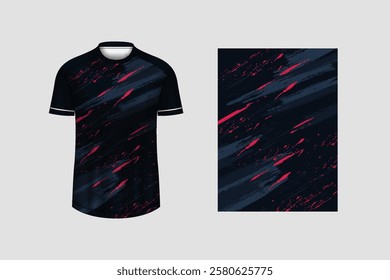 Sport Jersey Design Template Mockup Design