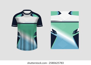 Sport Jersey Design Template Mockup Design