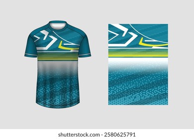 Sport Jersey Design Template Mockup Design