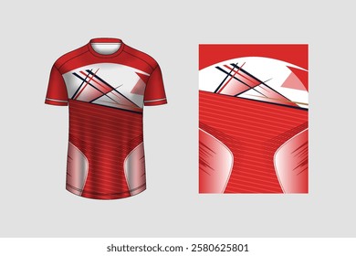 Sport Jersey Design Template Mockup Design
