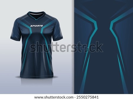 Sport jersey design template mockup sharp line for racing, running, esports, pink blue color		