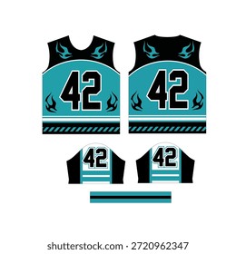 Sporttrikot Design, Vektornummer 42