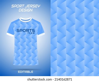 Sport Jersey Fabric Design Soccer Team Uniform Mockup Football Club Ready to Print Garment