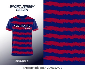 Sport Jersey Fabric Design Soccer Team Uniform Mockup Football Club Ready to Print Garment