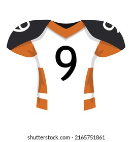 Sport Jersey Icon Cartoon Vector. Game Goal. Ball Field