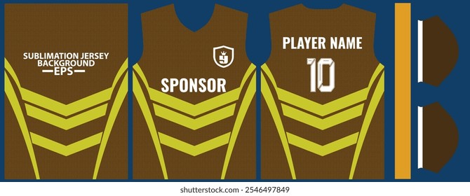 sport jersey template design for football soccer, racing, gaming, sports jersey abstract design
