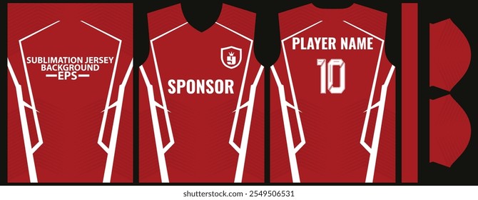 
design de modelo de camisa de esporte para futebol futebol, corridas, jogos, design abstrato de camisa de esportes