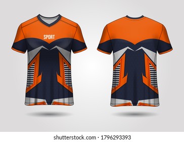Sport Jersey Template Design Vector