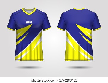 Sport Jersey Template Design Vector