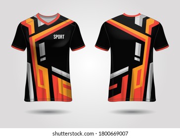 Sport Jersey Template Design Vector