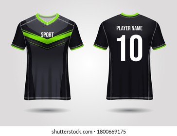 Sport Jersey Template Design Vector