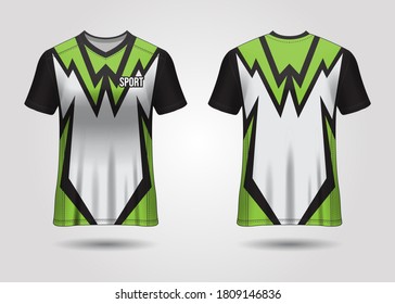 Sport Jersey Template Design Vector