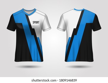 Sport Jersey Template Design Vector