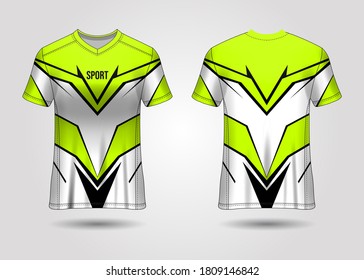 Sport Jersey Template Design Vector