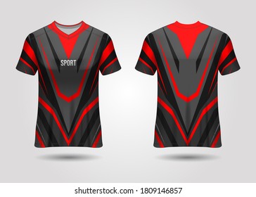 Sport Jersey Template Design Vector