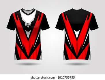 Sport Jersey Template Design Vector
