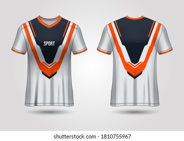 Sport Jersey Template Design Vector