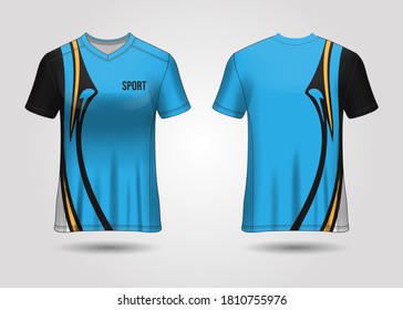 Sport Jersey Template Design Vector