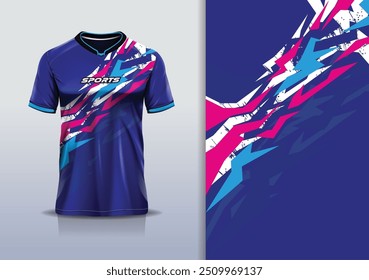 Modelo de camisa de esporte mockup design abstrato para futebol futebol, corrida, corrida, esportes e, cor verde