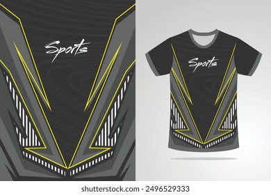 Sport jersey template mockup curve grunge design for football soccer, racing, running, e sports, blue white color