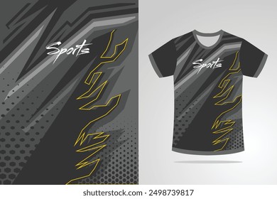 Sport jersey template mockup curve grunge design for football soccer, racing, running, e sports, blue white color