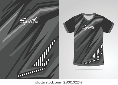 Sport jersey template mockup curve grunge design for football soccer, racing, running, e sports, blue white color