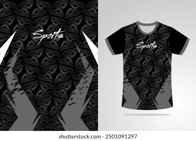 Sport jersey template mockup curve grunge design for football soccer, racing, running, e sports, blue white color