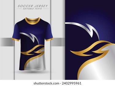 Sport jersey template mockup grunge abstract design for football soccer, racing, gaming, yellow color