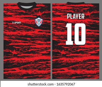 Sport Jersey Template Vector Pattern